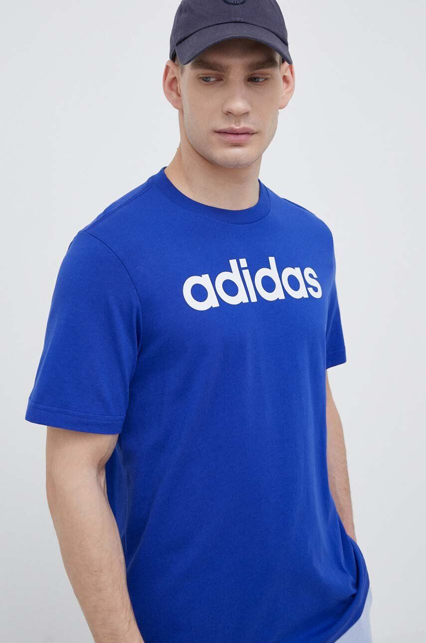 adidas tricou din bumbac cu imprimeu - Pled.ro