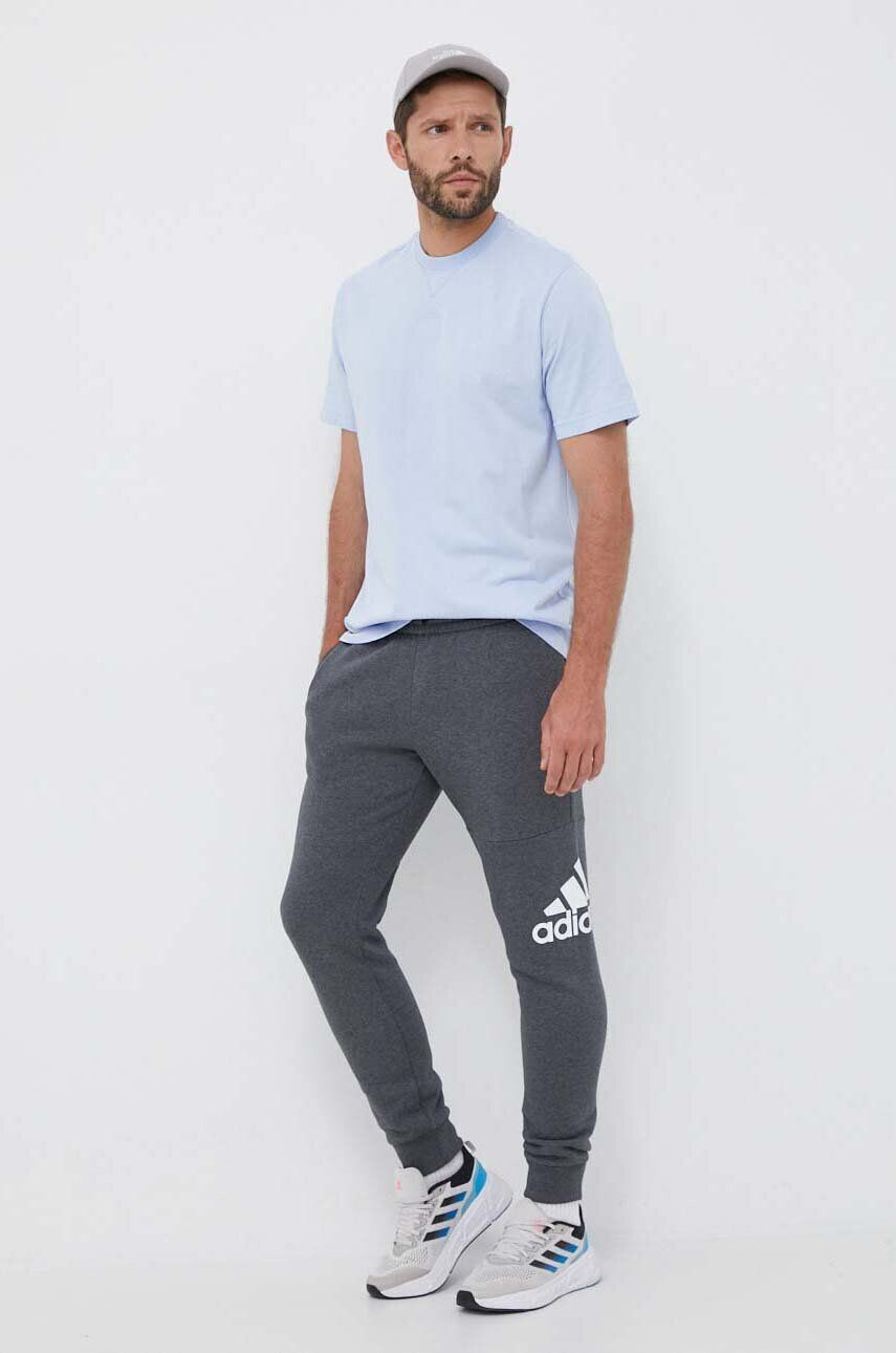 adidas tricou din bumbac neted - Pled.ro