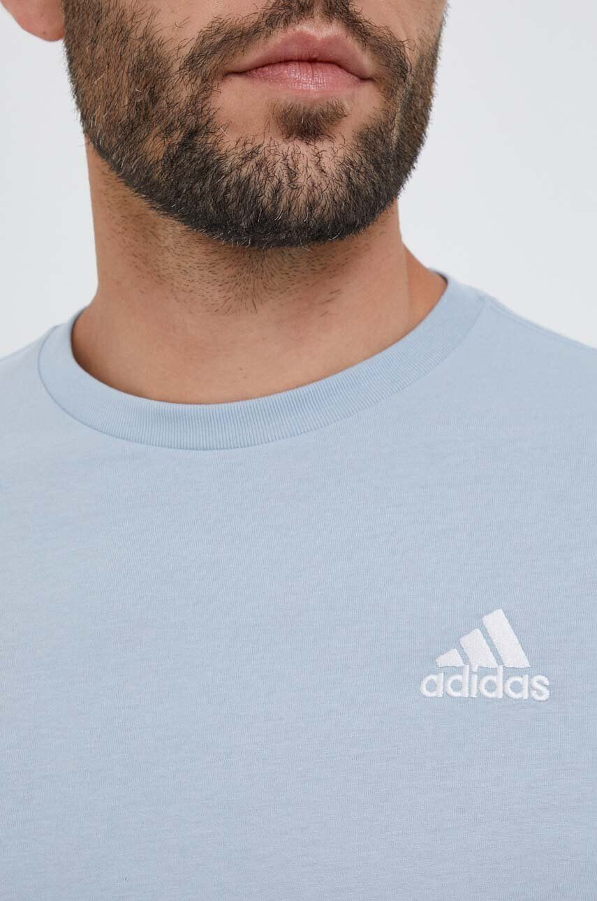 adidas tricou din bumbac neted - Pled.ro