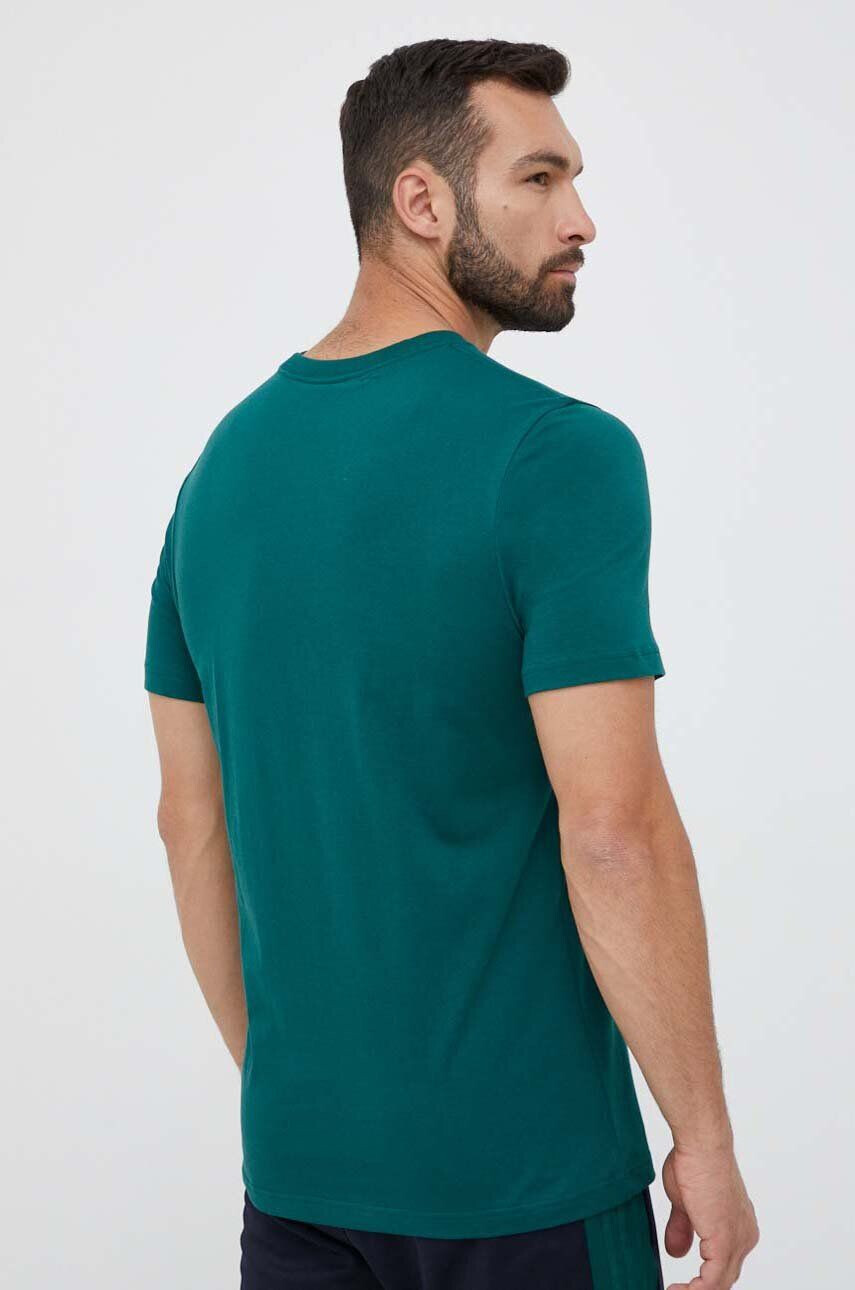 adidas tricou din bumbac culoarea verde neted - Pled.ro