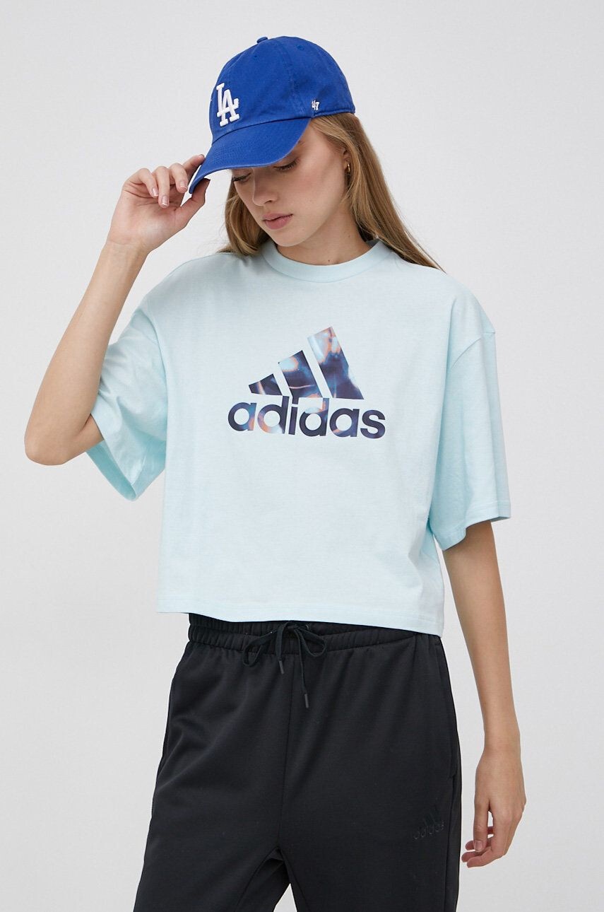 adidas tricou din bumbac - Pled.ro