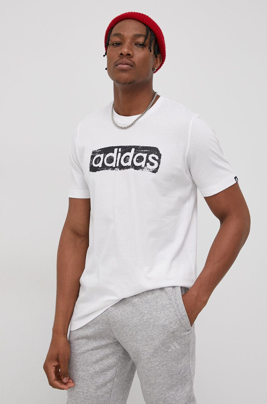 adidas tricou din bumbac HC4962 - Pled.ro