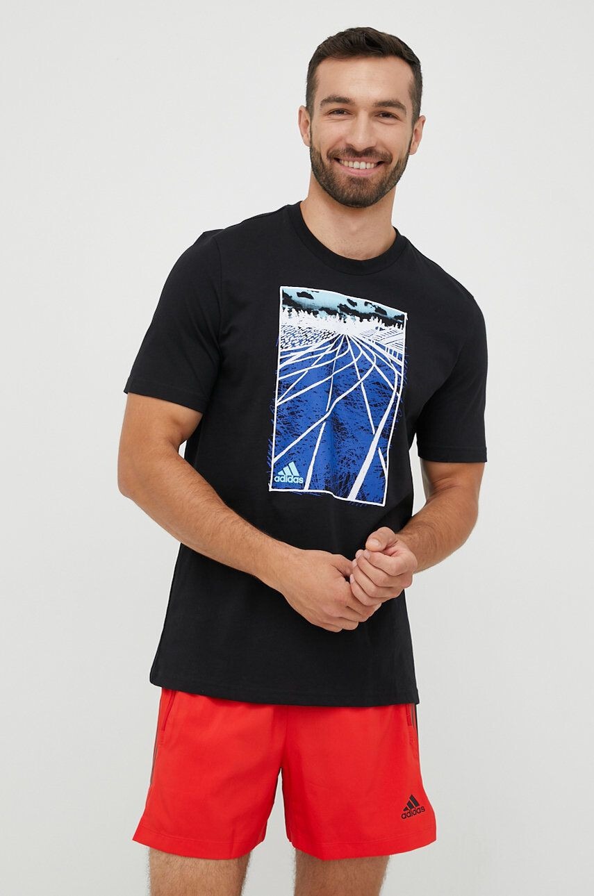 adidas tricou din bumbac - Pled.ro