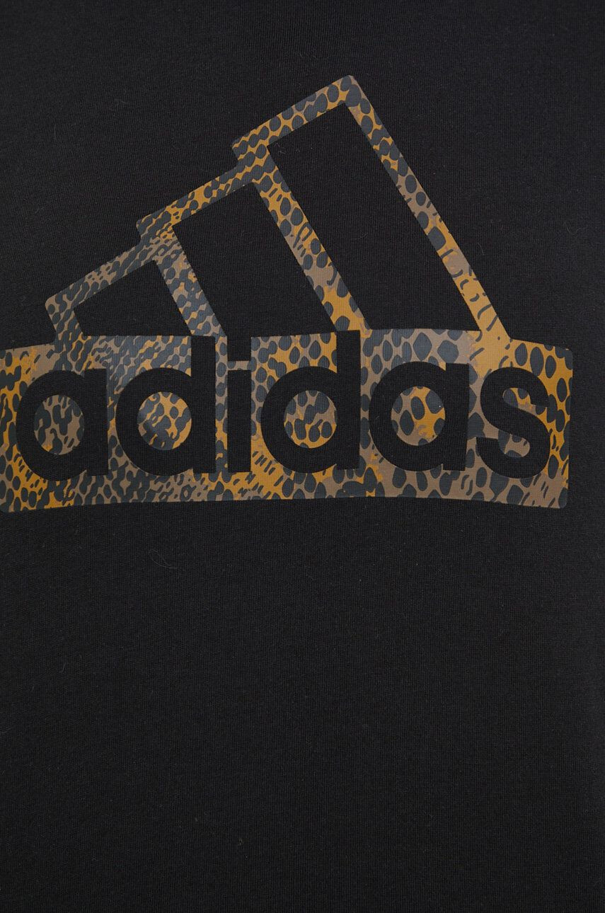 adidas tricou din bumbac culoarea alb cu imprimeu - Pled.ro