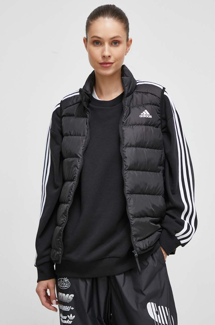 adidas vesta de puf femei culoarea negru de tranzitie - Pled.ro