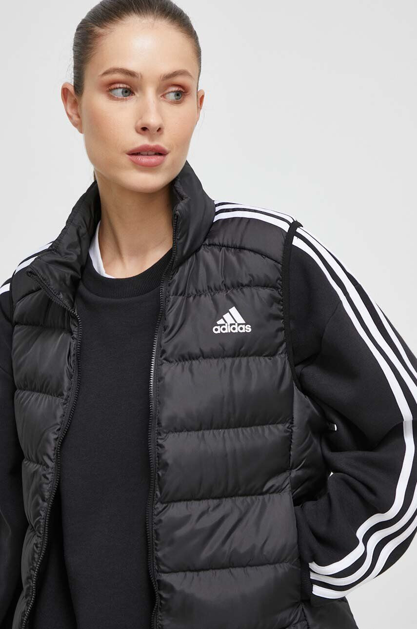 adidas vesta de puf femei culoarea negru de tranzitie - Pled.ro