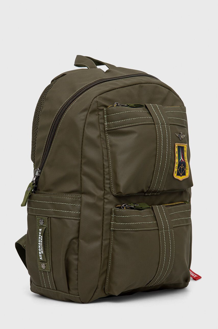 Aeronautica Militare rucsac barbati culoarea albastru marin mare neted - Pled.ro