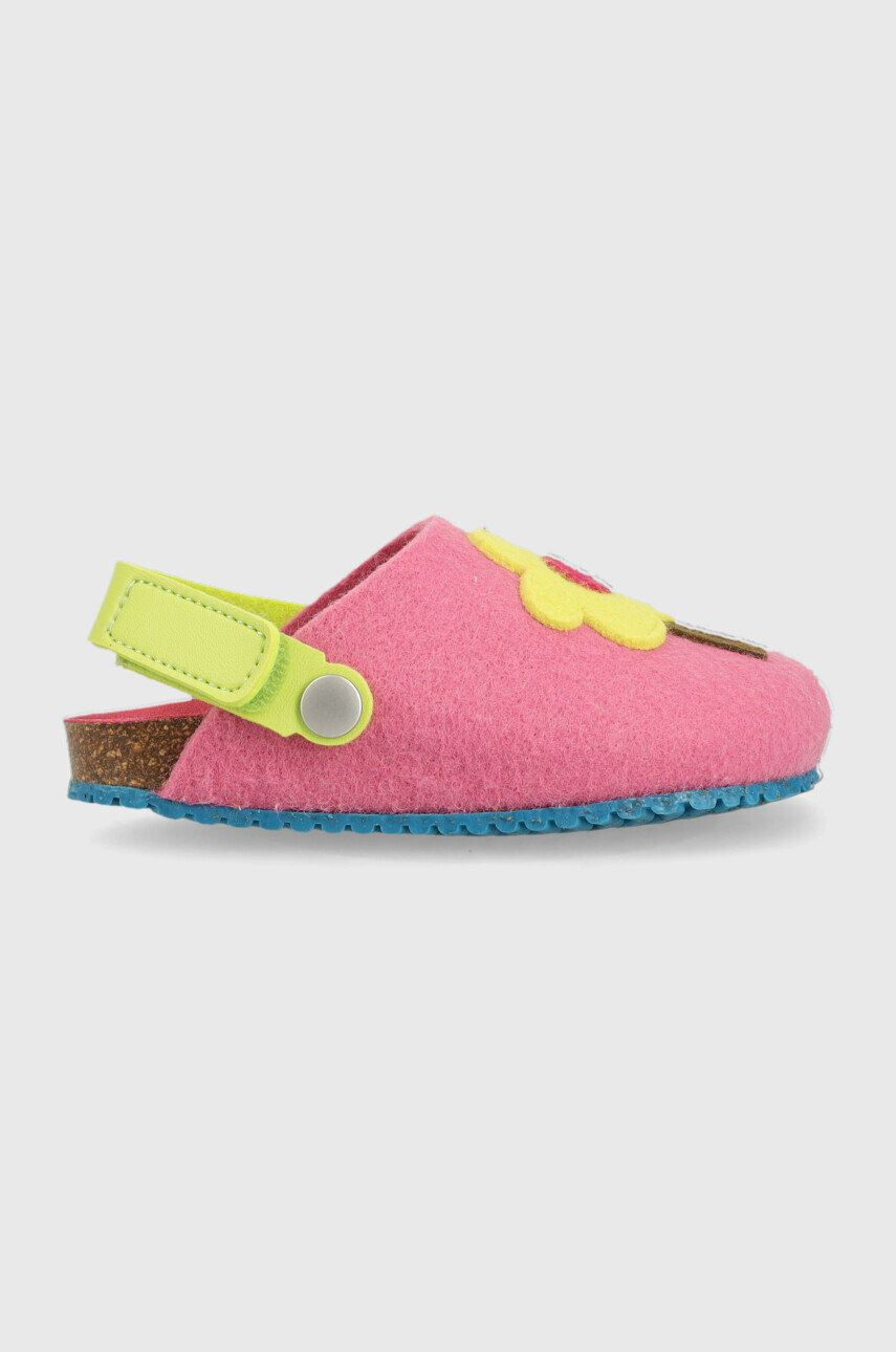 Agatha Ruiz de la Prada papuci copii culoarea verde - Pled.ro