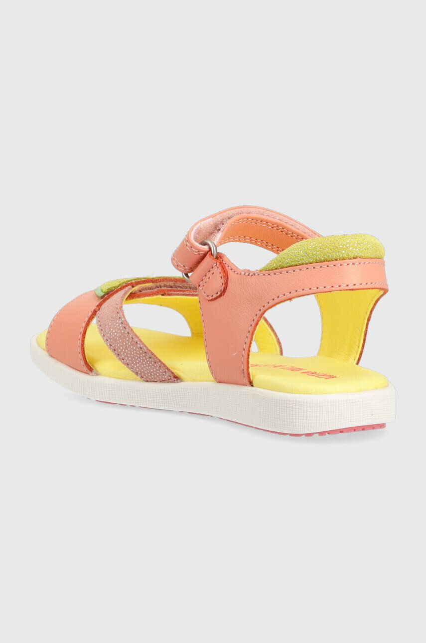 Agatha Ruiz de la Prada sandale din piele pentru copii culoarea roz - Pled.ro