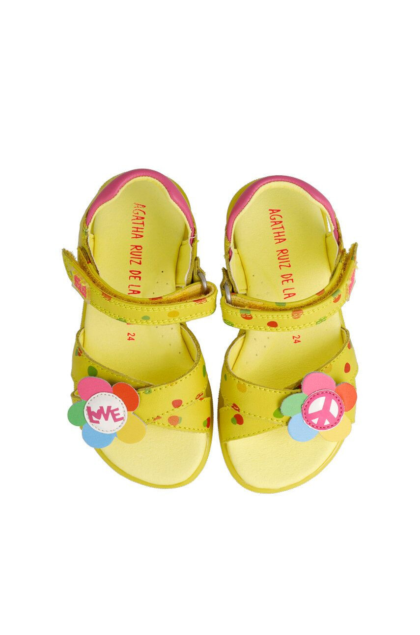 Agatha Ruiz de la Prada sandale din piele pentru copii - Pled.ro