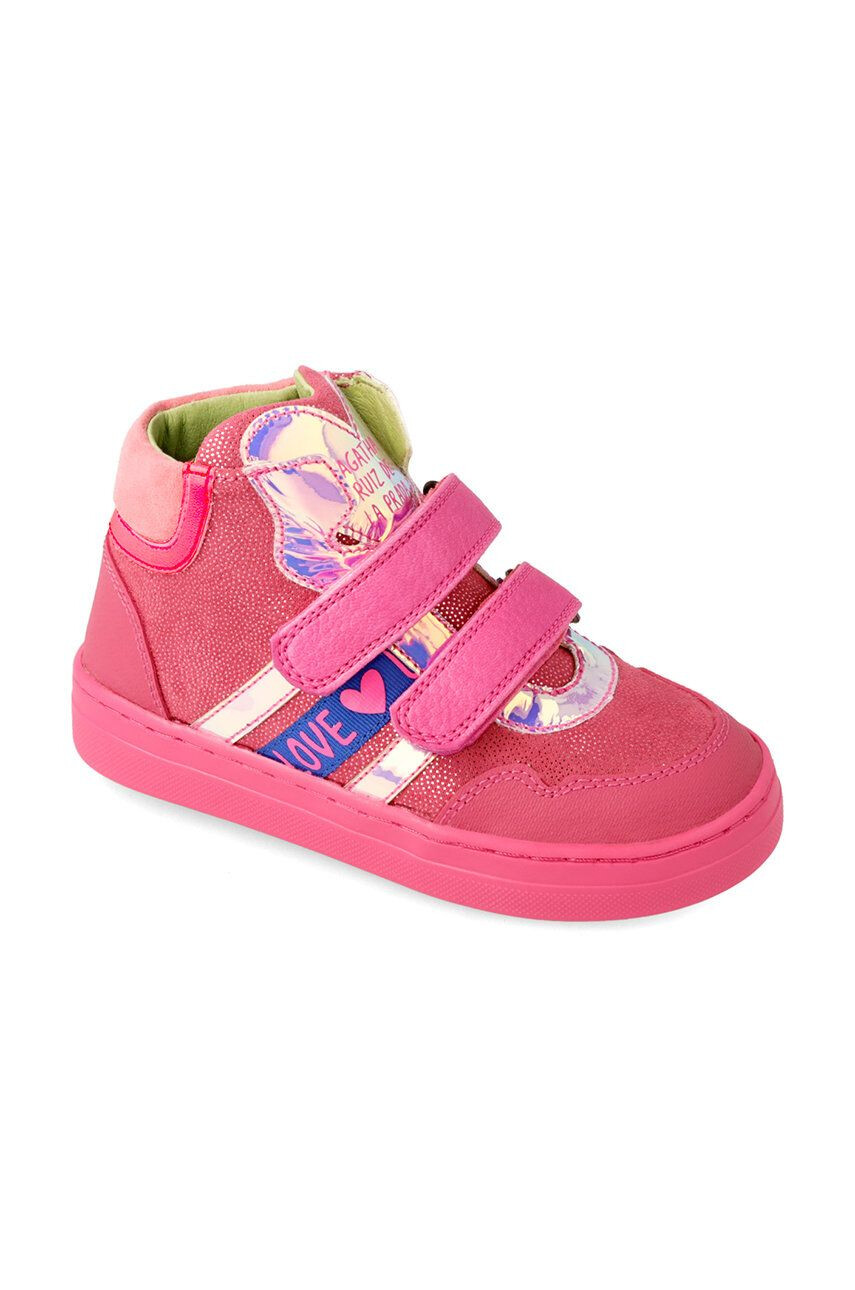 Agatha Ruiz de la Prada sneakers pentru copii culoarea roz - Pled.ro