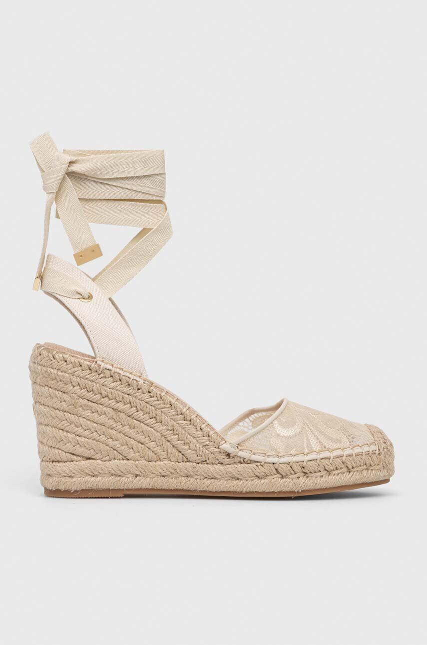 Aldo espadrile Efemina culoarea bej toc pana - Pled.ro