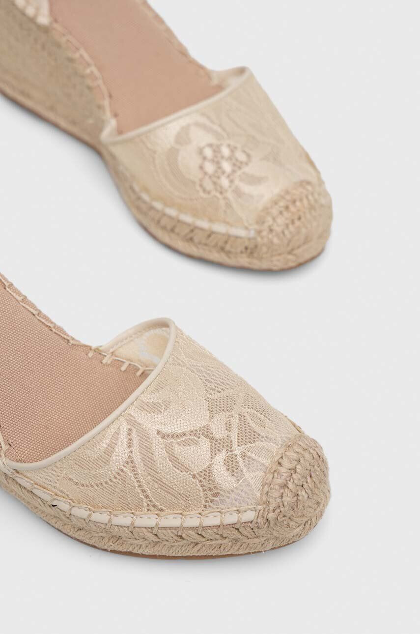 Aldo espadrile Efemina culoarea bej toc pana - Pled.ro