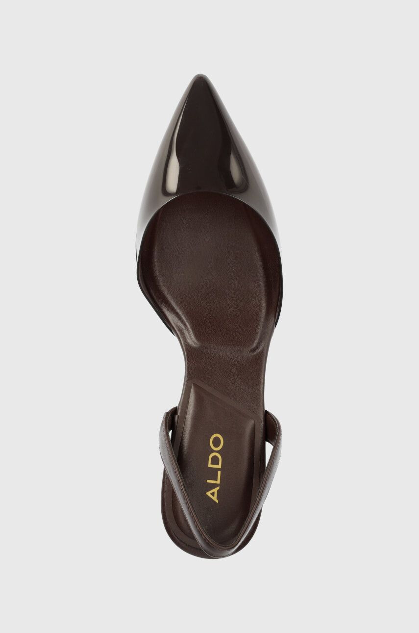 Aldo pantofi cu toc Enaver culoarea maro cu toc deschis 13540265.ENAVER - Pled.ro