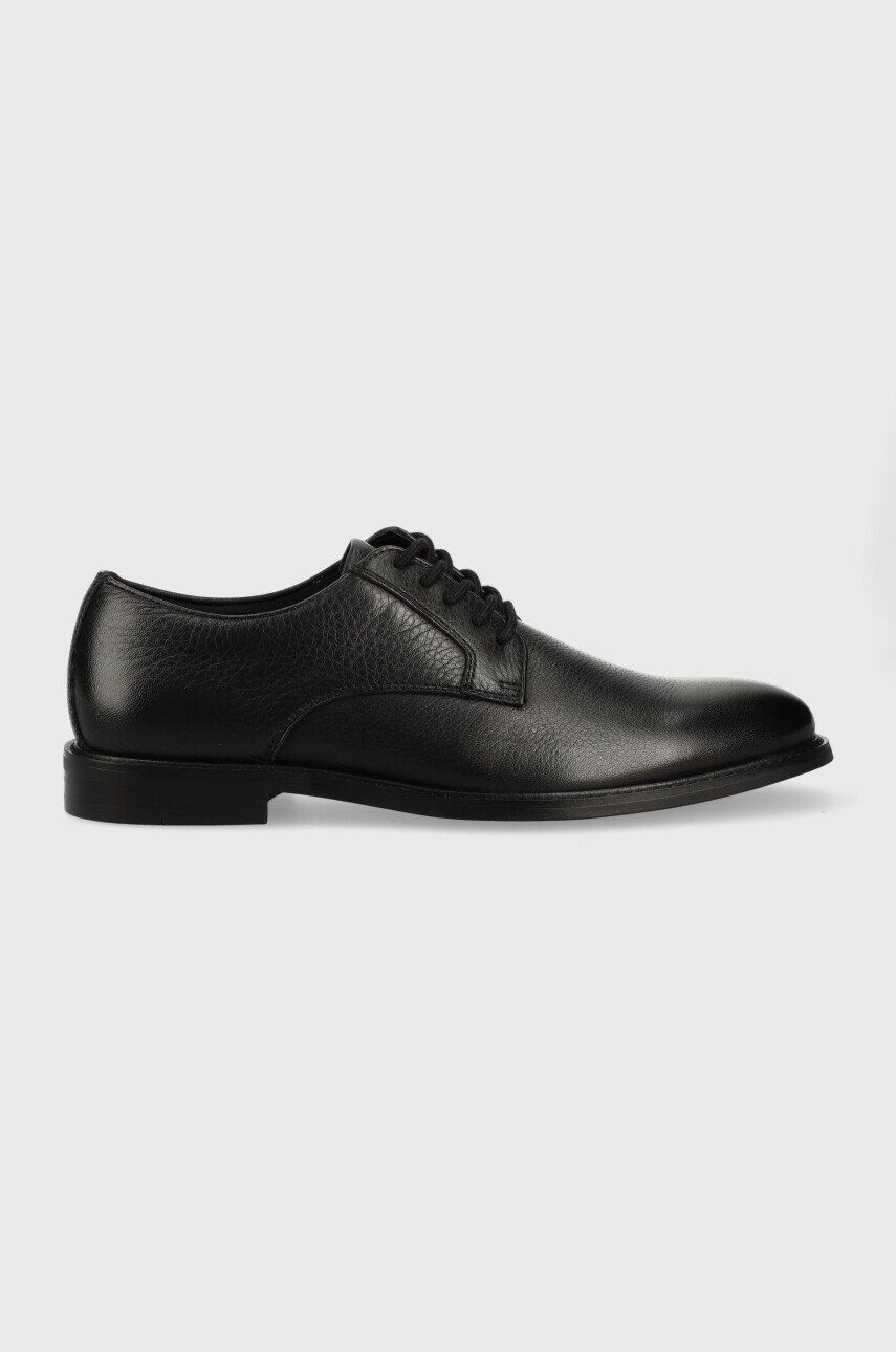 Aldo pantofi de piele Hanford barbati culoarea negru 13538040.HANFORD - Pled.ro