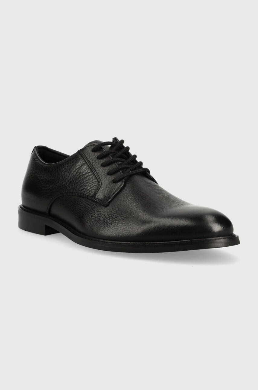 Aldo pantofi de piele Hanford barbati culoarea negru 13538040.HANFORD - Pled.ro