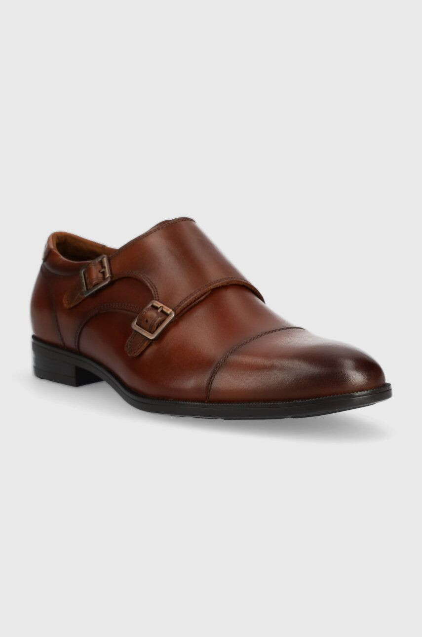 Aldo pantofi de piele Holtlanflex barbati culoarea maro 13180581.HOLTLANFLEX - Pled.ro