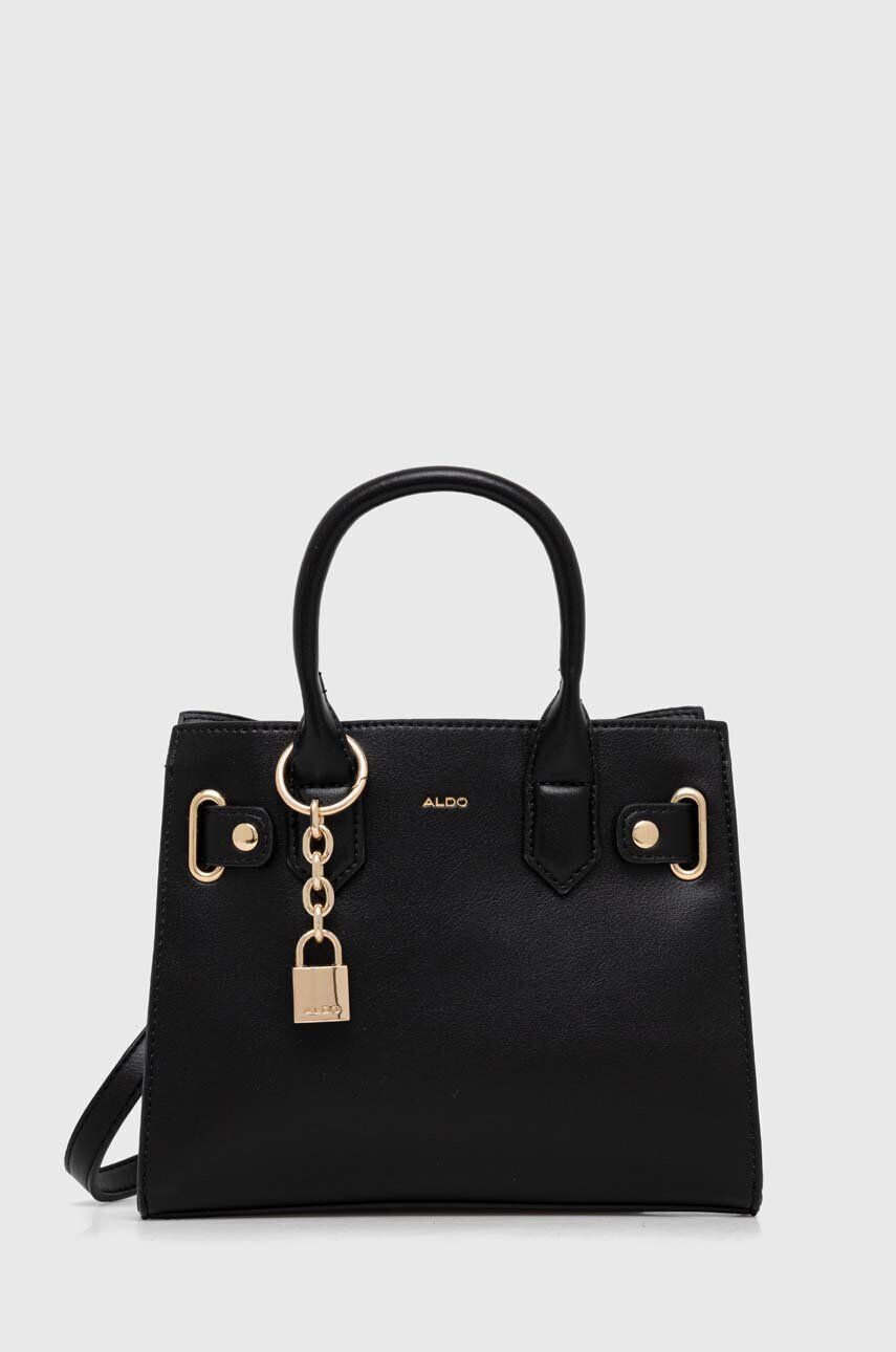 Aldo poseta LOCKETTE culoarea negru LOCKETTE.001 - Pled.ro