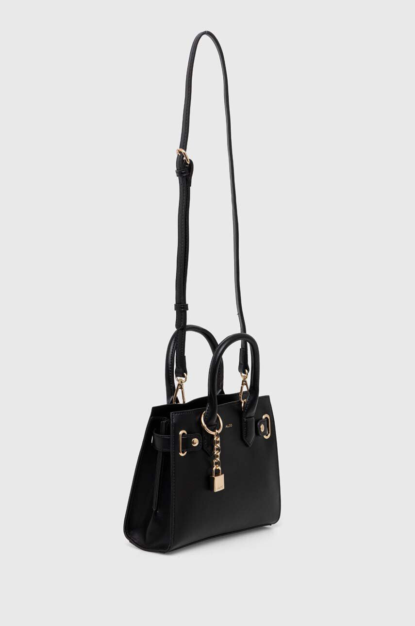 Aldo poseta LOCKETTE culoarea negru LOCKETTE.001 - Pled.ro