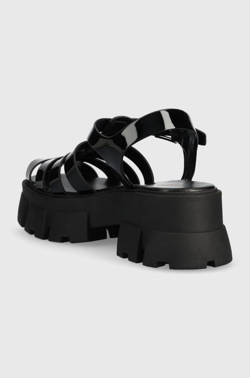 Aldo sandale Suzy femei culoarea negru cu platforma - Pled.ro