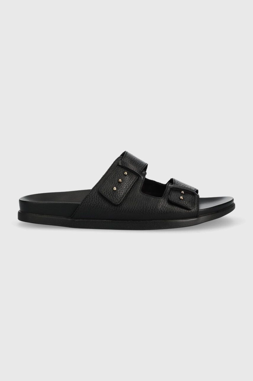 Aldo slapi de piele Serham barbati culoarea negru 13564003.SERHAM - Pled.ro