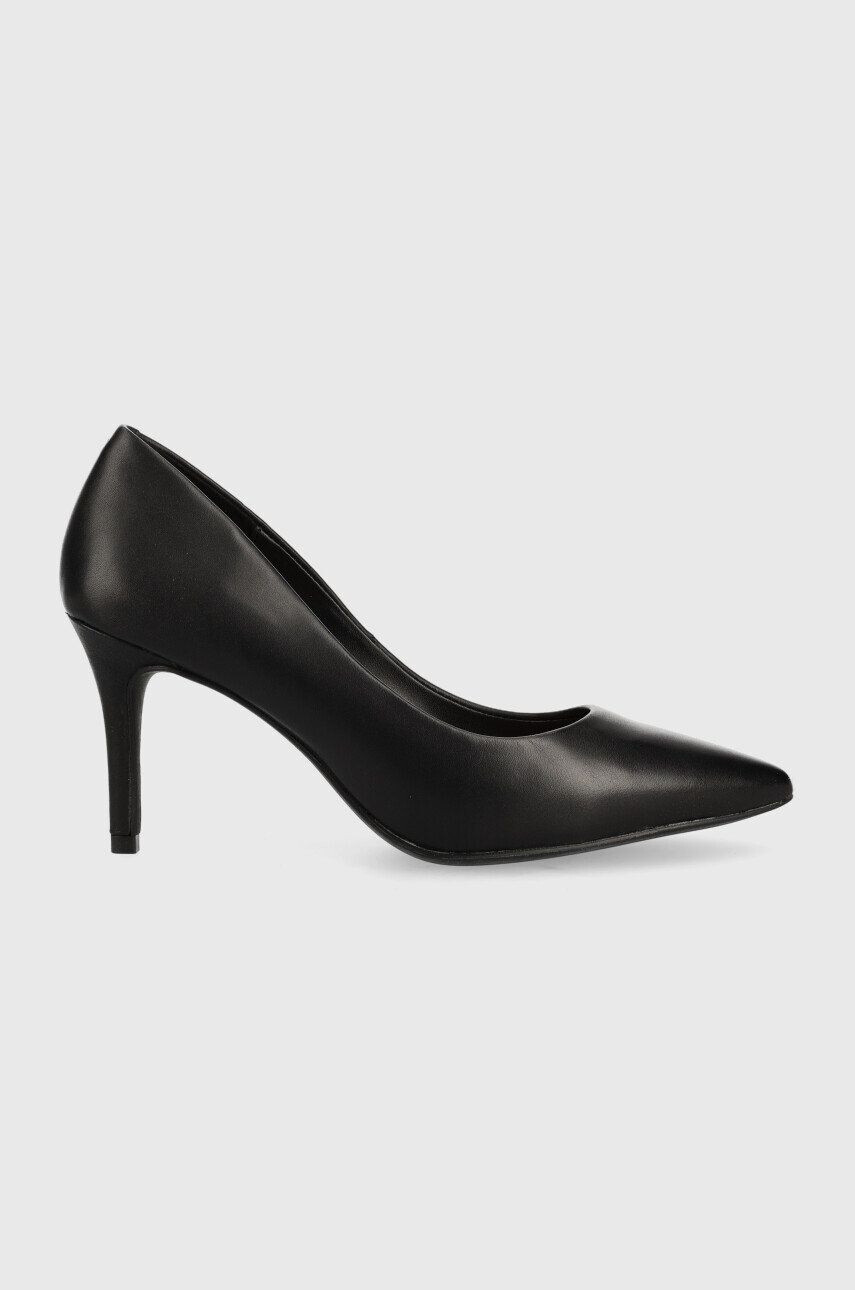 Aldo stilettos de piele culoarea negru - Pled.ro