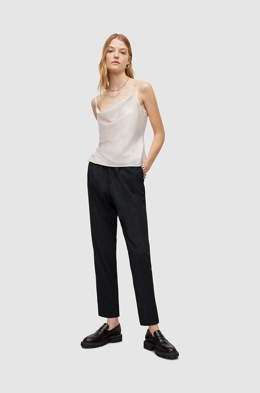 AllSaints bluza culoarea alb - Pled.ro