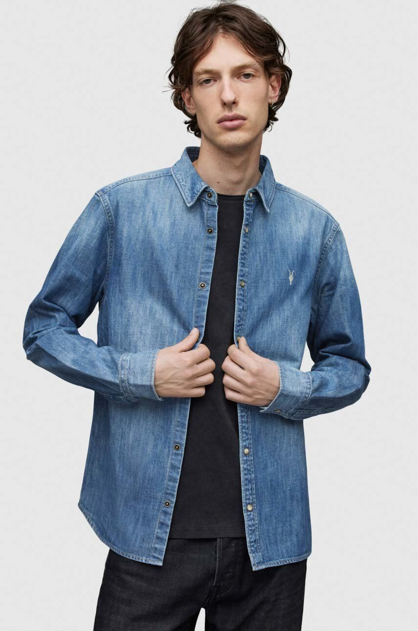 AllSaints camasa jeans - Pled.ro