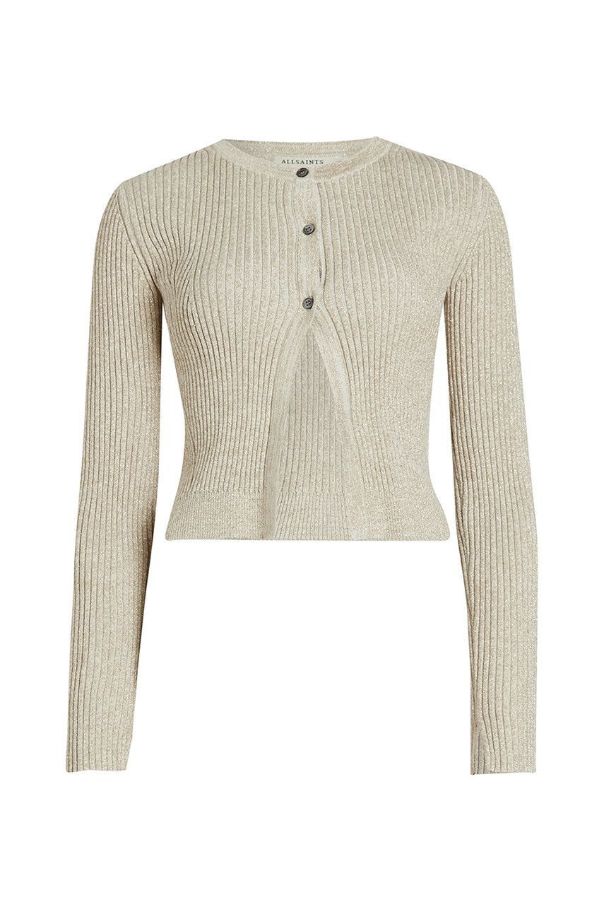 AllSaints cardigan femei culoarea gri light - Pled.ro