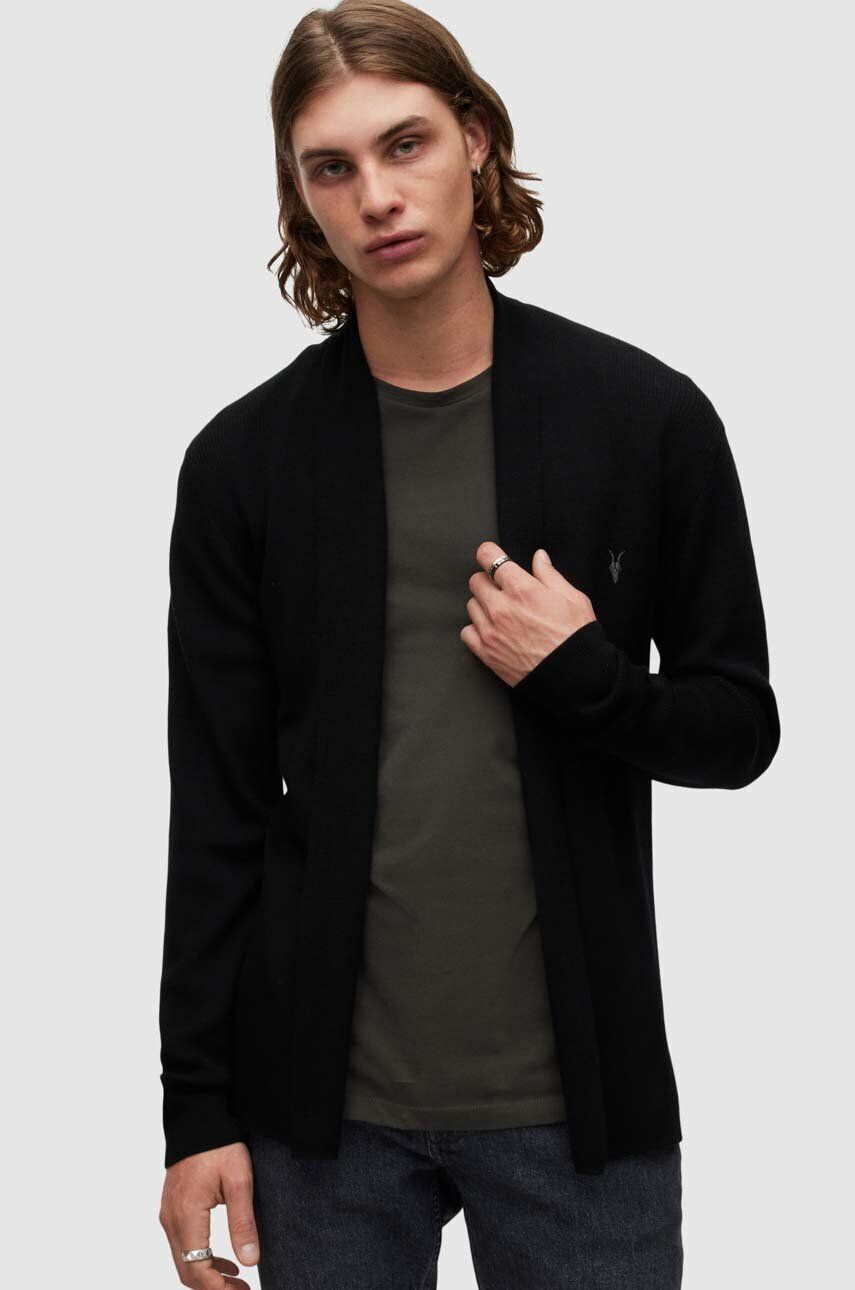 AllSaints cardigan din lana culoarea negru - Pled.ro