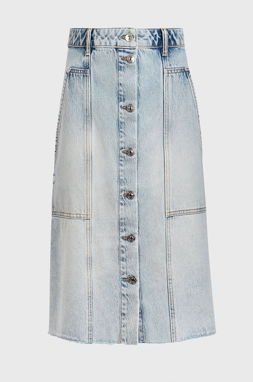 AllSaints Fusta jeans - Pled.ro