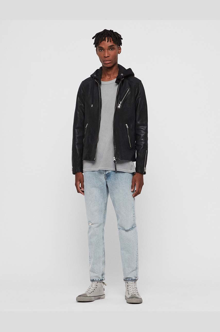 AllSaints Geaca de piele Harwood Jacket - Pled.ro