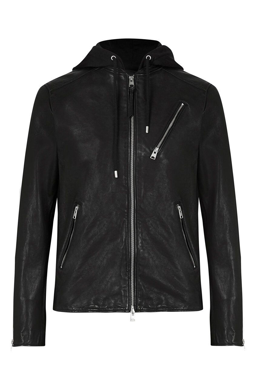 AllSaints Geaca de piele Harwood Jacket - Pled.ro