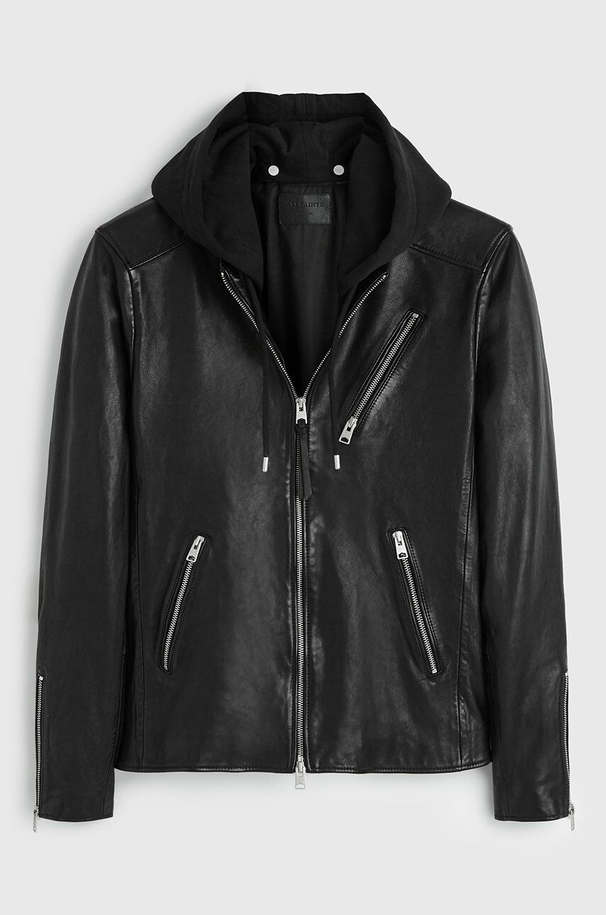 AllSaints Geaca de piele Harwood Jacket - Pled.ro