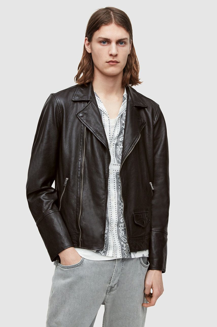 AllSaints geaca ramones de piele - Pled.ro