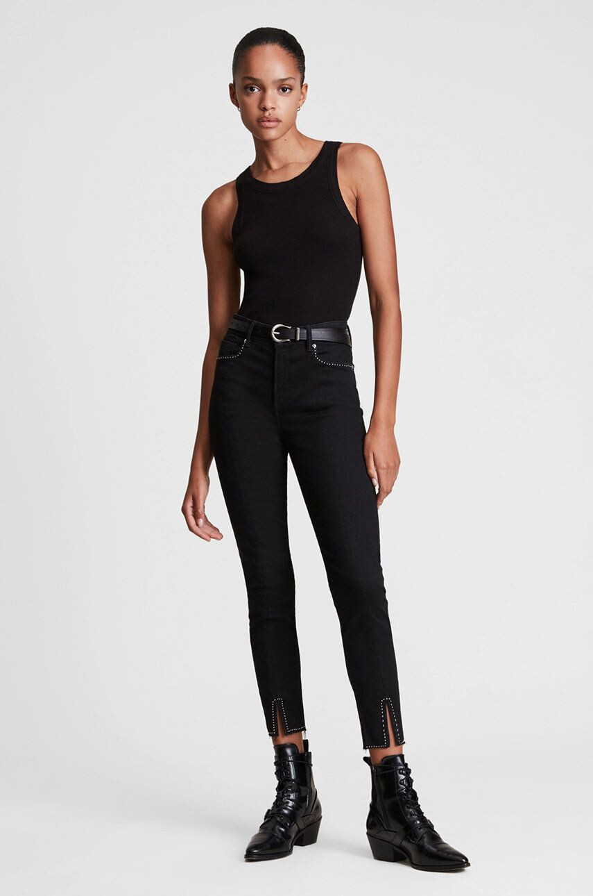 AllSaints jeansi femei high waist - Pled.ro