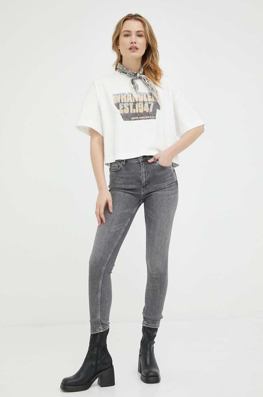 AllSaints jeansi femei medium waist - Pled.ro