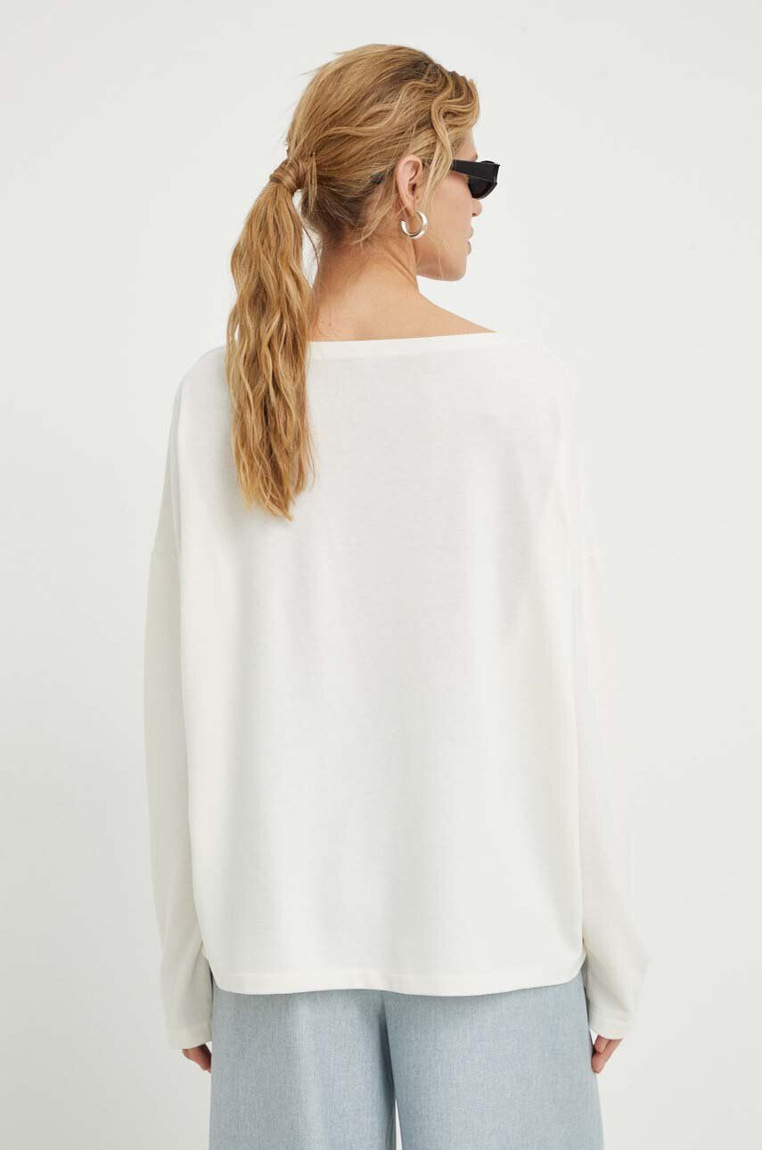 AllSaints longsleeve femei culoarea alb - Pled.ro