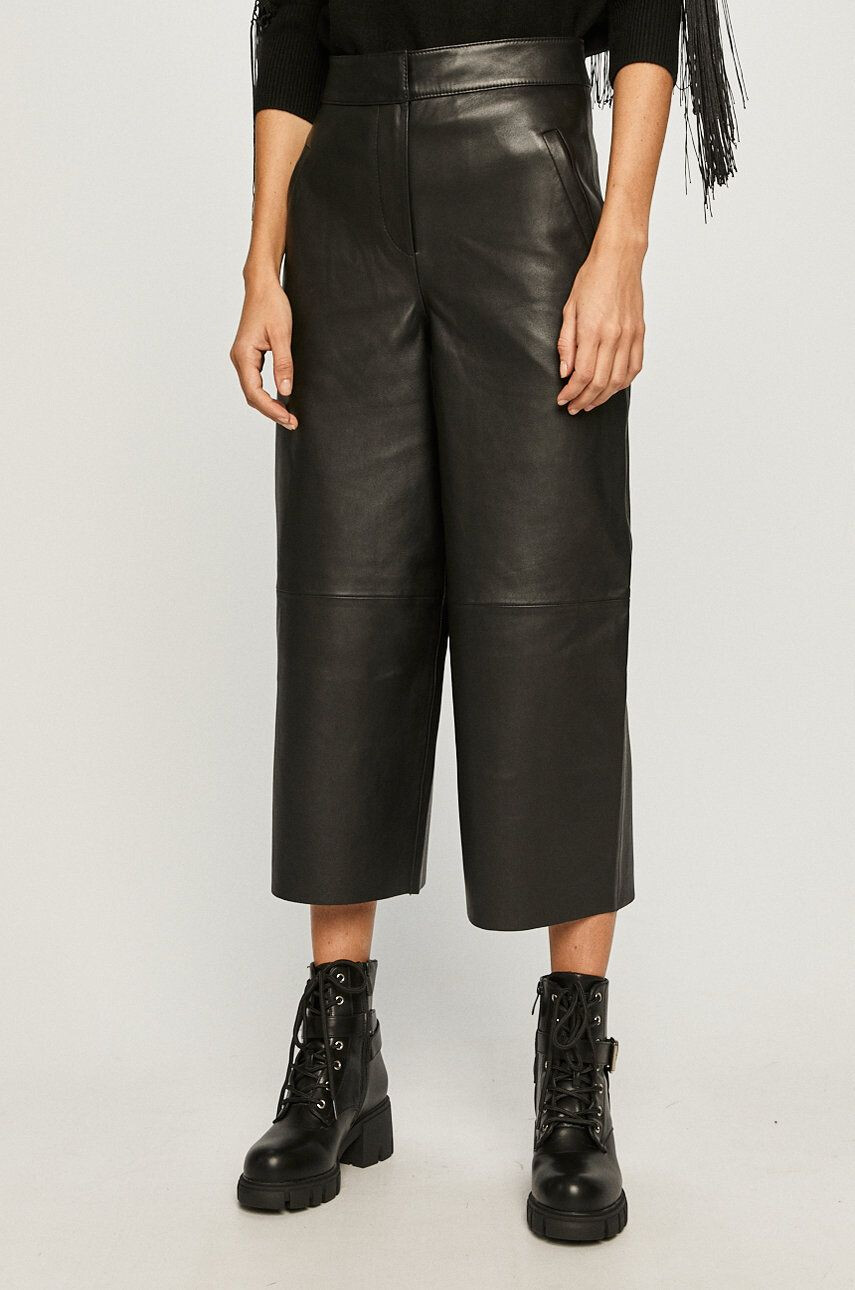 AllSaints Pantaloni de piele - Pled.ro