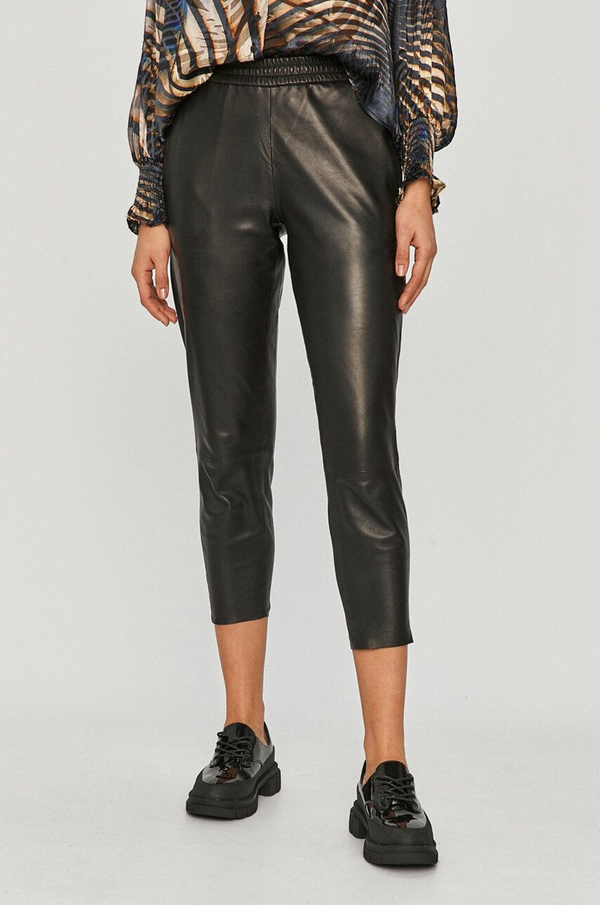 AllSaints Pantaloni de piele - Pled.ro