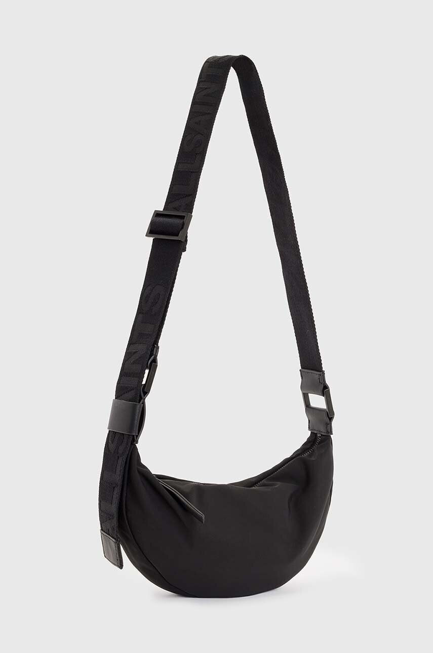 AllSaints poseta culoarea negru - Pled.ro