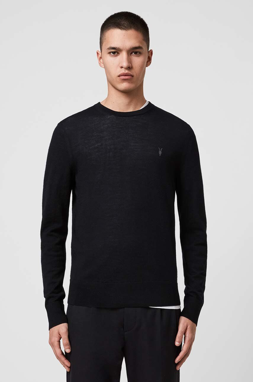 AllSaints Pulover Mode Merino Crew - Pled.ro