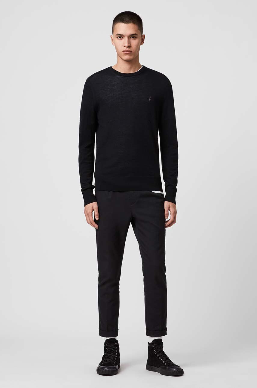 AllSaints Pulover Mode Merino Crew - Pled.ro