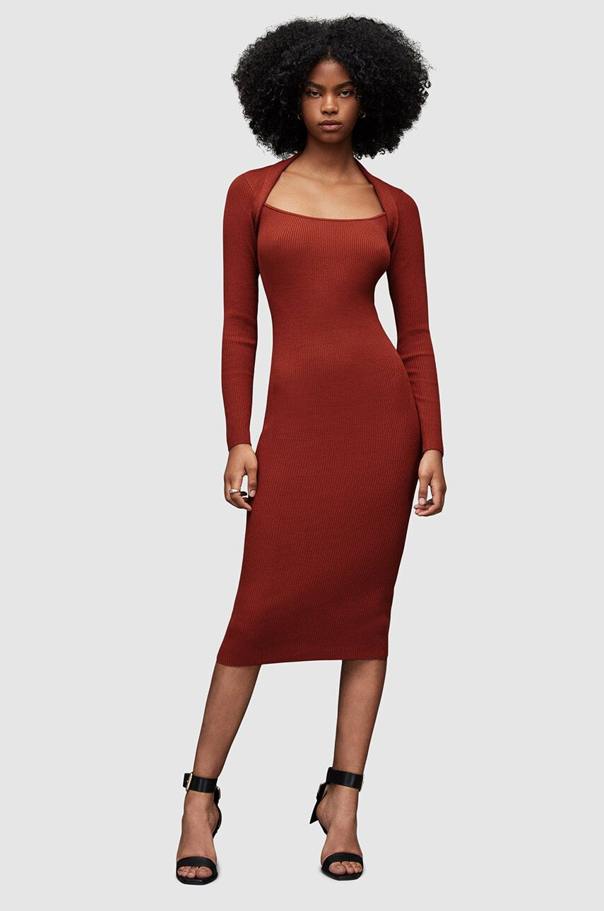 AllSaints rochie - Pled.ro