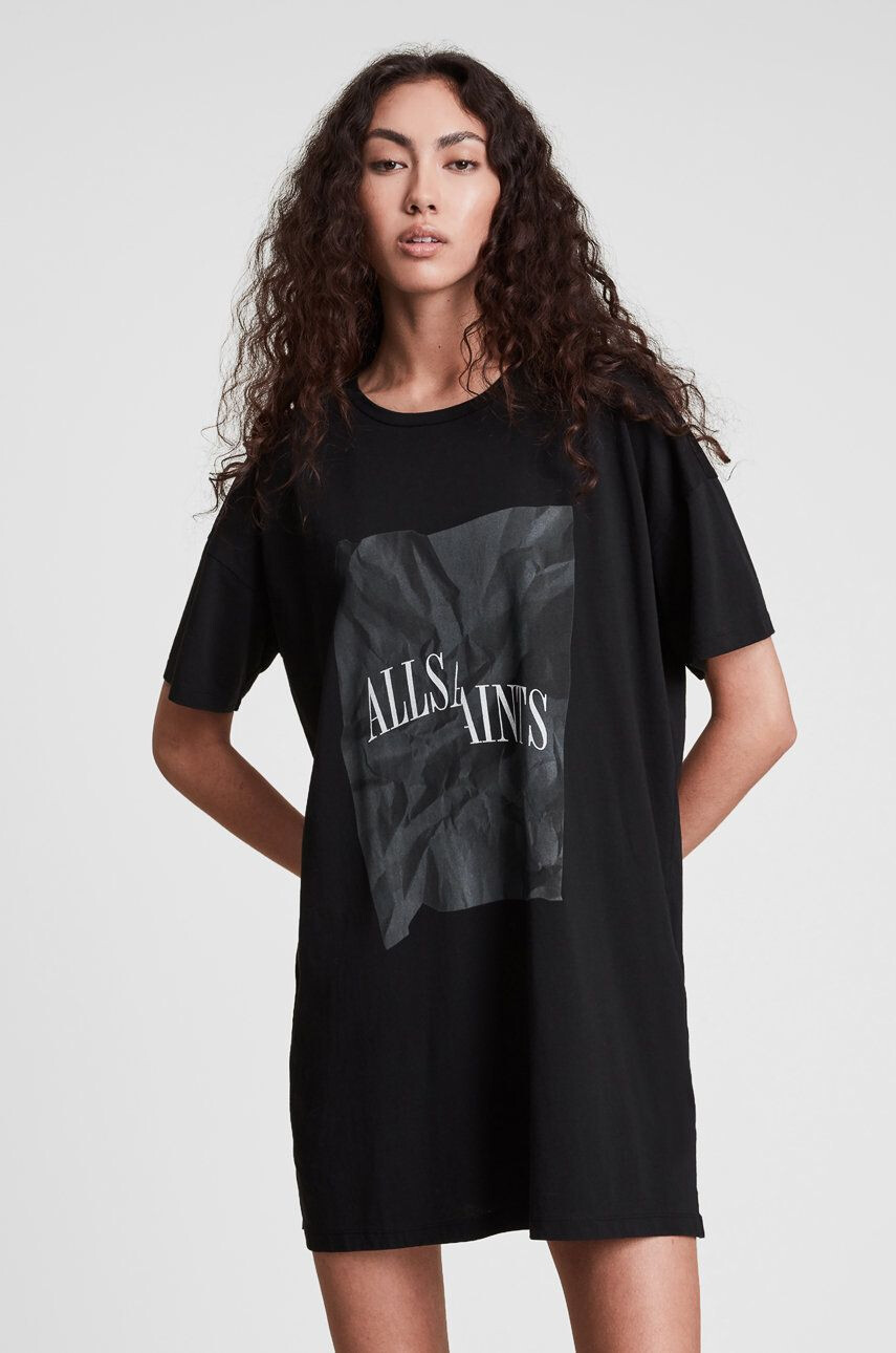 AllSaints Rochie din bumbac - Pled.ro