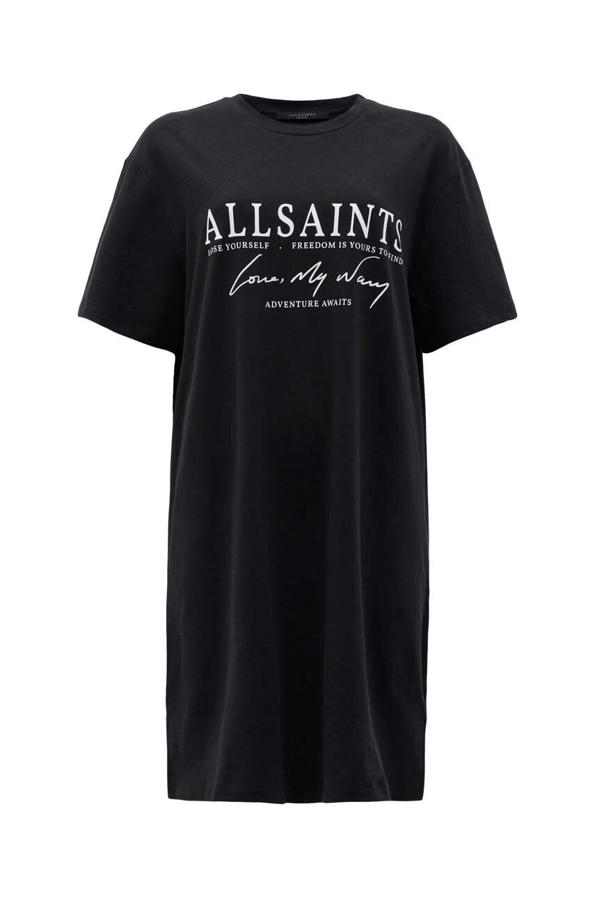 AllSaints rochie din bumbac - Pled.ro