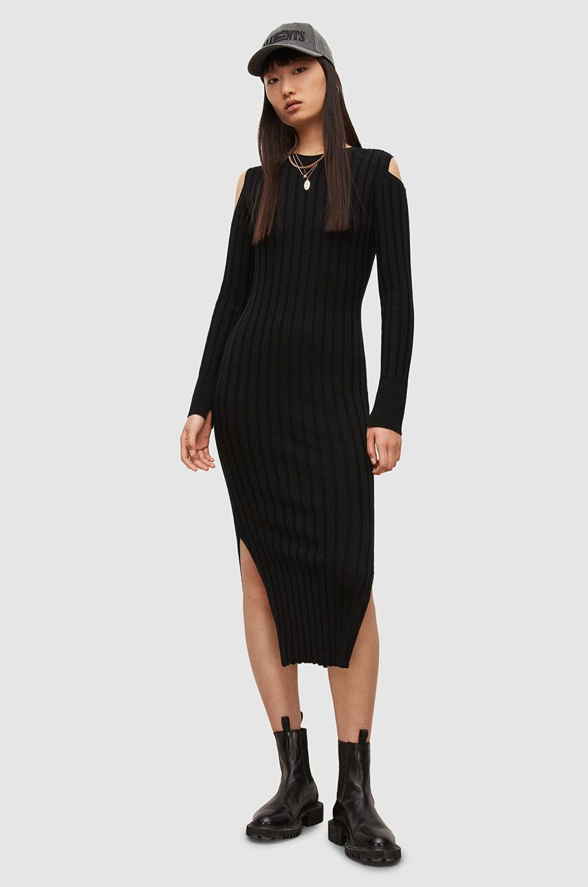 AllSaints rochie din lana - Pled.ro