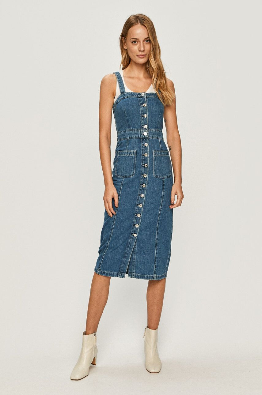 AllSaints Rochie jeans - Pled.ro