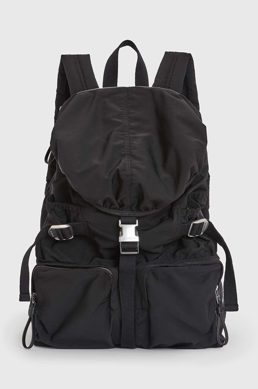 AllSaints rucsac REN HIKING BACKPACK barbati culoarea negru mare neted - Pled.ro