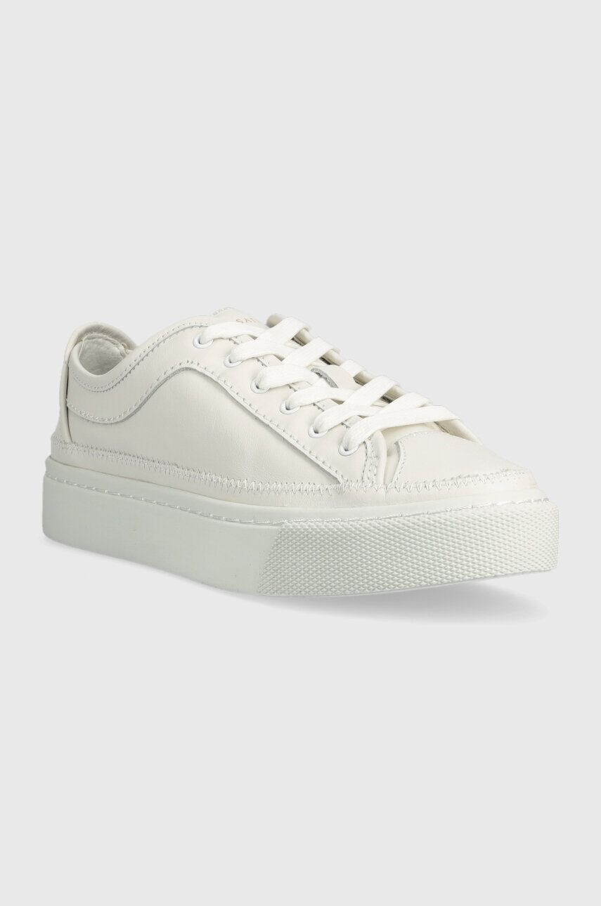 AllSaints sneakers din piele MILLA culoarea alb WF0072Z - Pled.ro